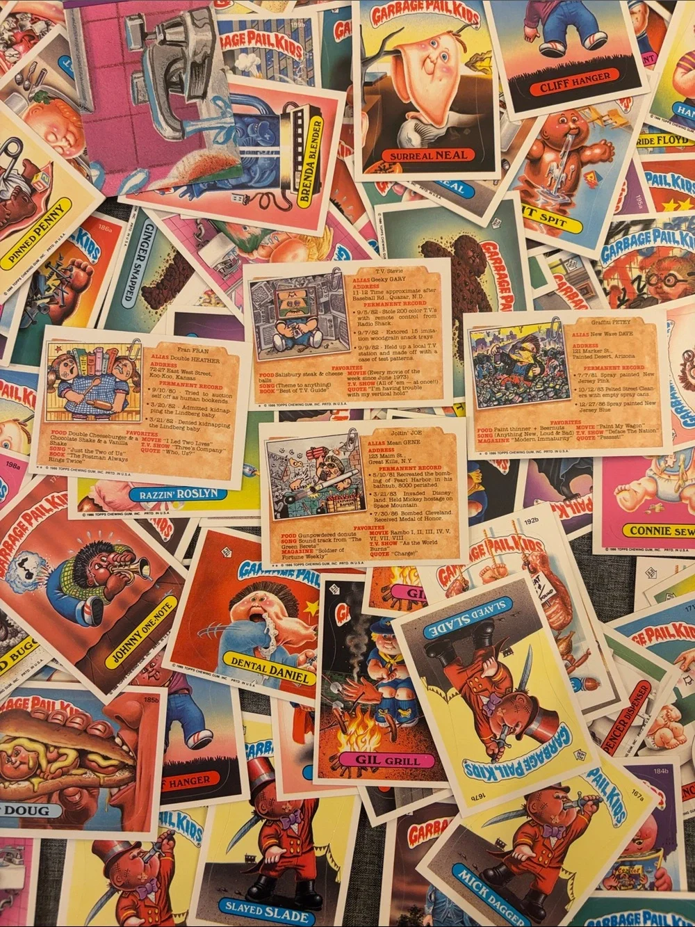Series 5 garbage pail kids, almost 300 cards